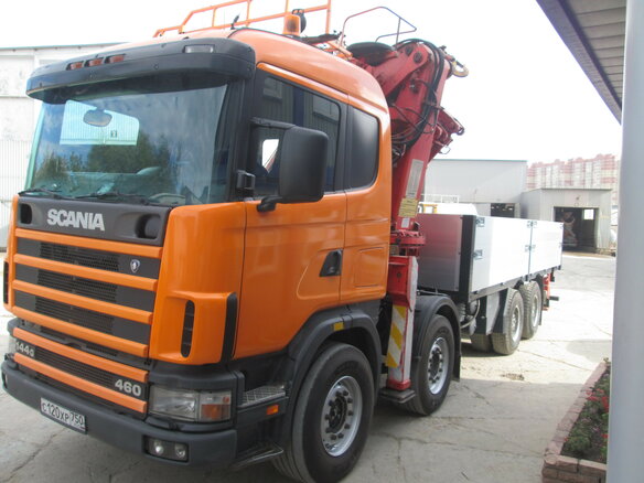 2001 Scania R-Series, оранжевый, 12300000 рублей - вид 8