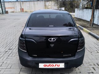 2012 Lada (ВАЗ) Granta I, чёрный, 300000 рублей, вид 3