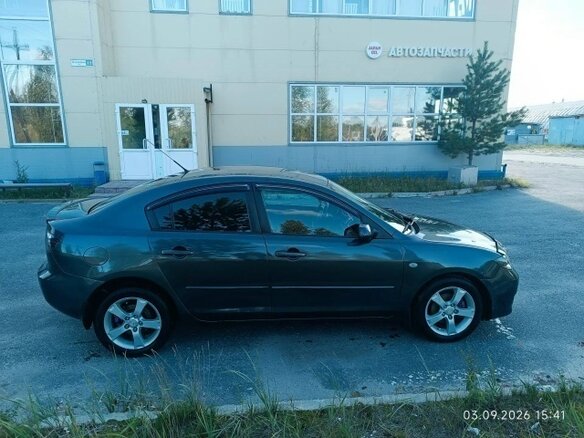 2008 Mazda 3 I (BK) Рестайлинг, серый, 500000 рублей - вид 3