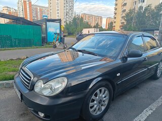 2008 Hyundai Sonata ТагАЗ IV (EF) Рестайлинг, чёрный, 565000 рублей, вид 2