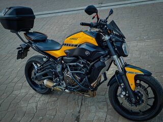 2016 Yamaha MT-07 (FZ-07), жёлтый, 710000 рублей, вид 5