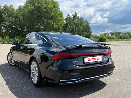 2020 Audi A7 45 TDI II (4K), чёрный, 5850000 рублей, вид 5