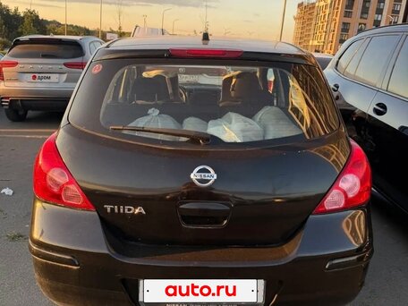 2008 Nissan Tiida I, чёрный, 495000 рублей, вид 4