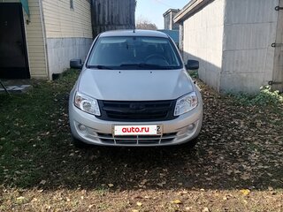 2013 Lada (ВАЗ) Granta I, серебристый, 280000 рублей, вид 1