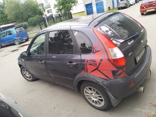 2008 Lada (ВАЗ) Kalina Sport I, синий, 210000 рублей, вид 3