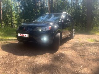 2007 Mitsubishi Outlander II, чёрный, 990000 рублей, вид 4