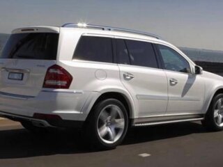 2009 Mercedes-Benz GL-Класс 500 I (X164) Рестайлинг, белый, 1500000 рублей, вид 3