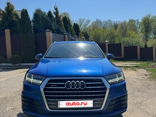 2016 Audi Q7 II (4M), синий, 4249000 рублей, вид 3