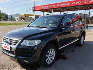 2008 Volkswagen Touareg I Рестайлинг, чёрный, 1100000 рублей, вид 1