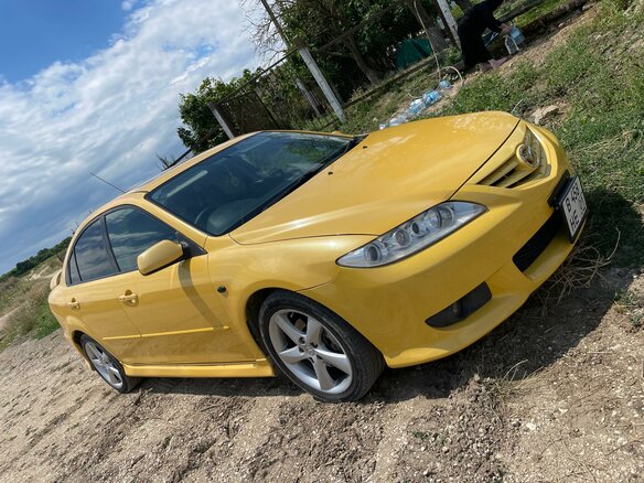 2003 Mazda 6 I (GG), жёлтый, 365000 рублей - вид 11