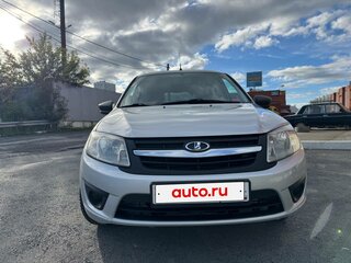 2014 Lada (ВАЗ) Granta I, серый, 380000 рублей, вид 2