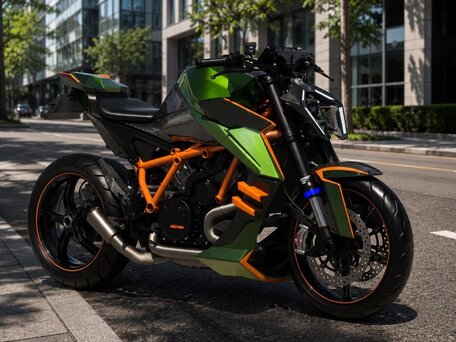 2024 KTM 1390 Super Duke R Evo, зелёный, 4500000 рублей, вид 1