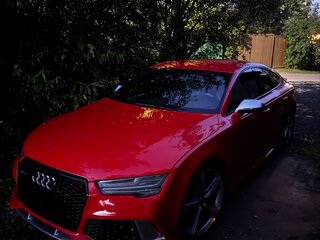 2015 Audi RS 7 I (4G) Рестайлинг, красный, 4400000 рублей, вид 4