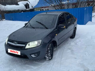2015 Lada (ВАЗ) Granta I, серебристый, 600000 рублей, вид 1