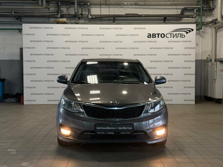 2015 Kia Rio III Рестайлинг, серый, 459000 рублей, вид 2