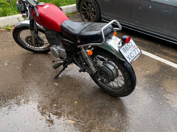 2001 Honda CB 400SS, красный, 300000 рублей - вид 8