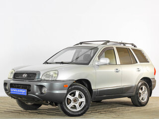 2004 Hyundai Santa Fe I, серебристый, 499000 рублей, вид 3