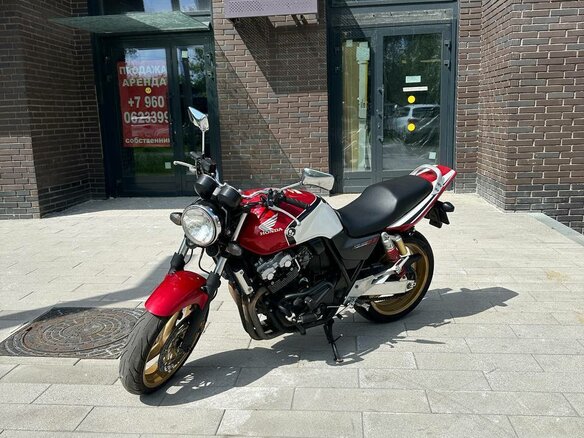 2006 Honda CB 400 Super Four, красный, 350000 рублей