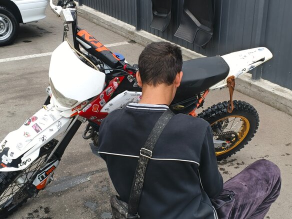 2026 Kayo Evolution YX140EM, красный, 120000 рублей - вид 2