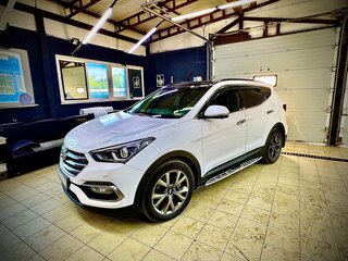 2018 Hyundai Santa Fe III Рестайлинг, белый, 2600000 рублей, вид 2