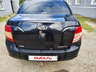 2012 Lada (ВАЗ) Granta I, чёрный, 220000 рублей, вид 4