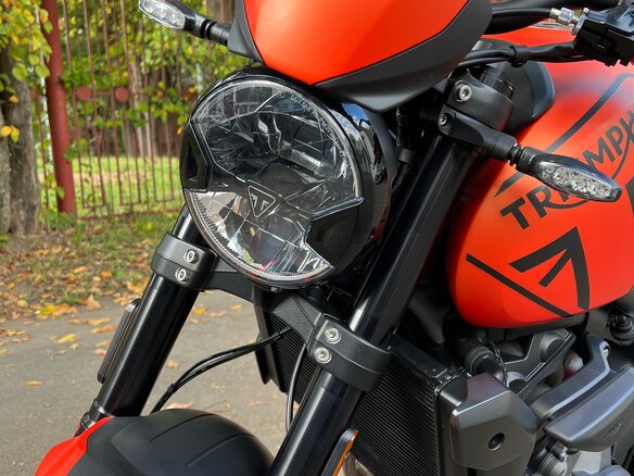 2022 Triumph Trident 660, оранжевый, 870000 рублей - вид 11