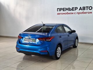2018 Hyundai Solaris II, синий, 670000 рублей, вид 4