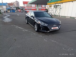 2017 Hyundai Sonata VII (LF) Рестайлинг, чёрный, 1755000 рублей, вид 2