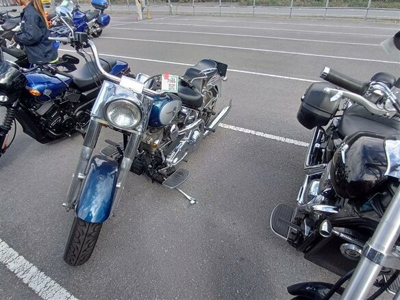 2000 Harley-Davidson Fat Boy, синий, 649000 рублей - вид 2