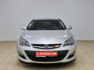 2013 Opel Astra J Рестайлинг, серебристый, 663000 рублей, вид 2