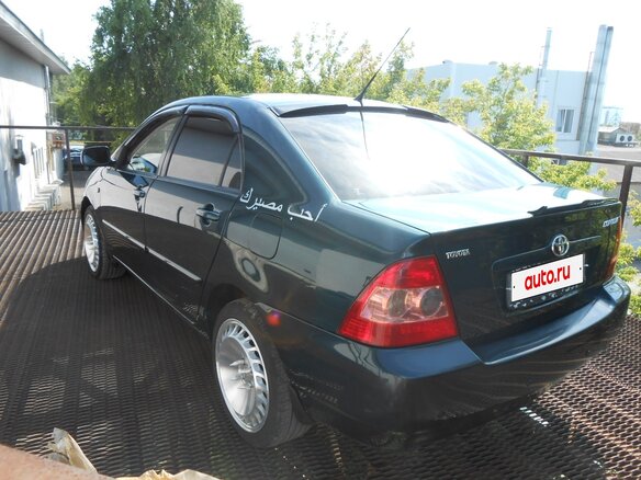 2006 Toyota Corolla IX (E120, E130) Рестайлинг, зелёный, 640000 рублей - вид 3
