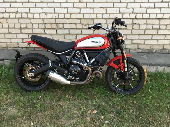 2021 Ducati Scrambler 800, красный, 450000 рублей - вид 1