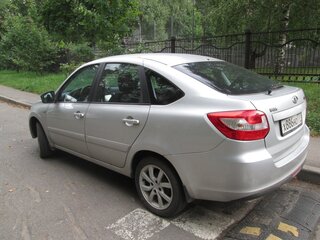 2015 Lada (ВАЗ) Granta I, серебристый, 410000 рублей, вид 4