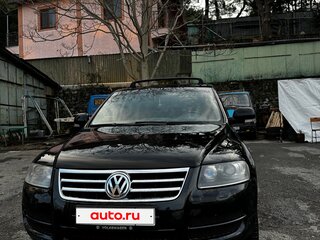 2006 Volkswagen Touareg I, чёрный, 980000 рублей, вид 1