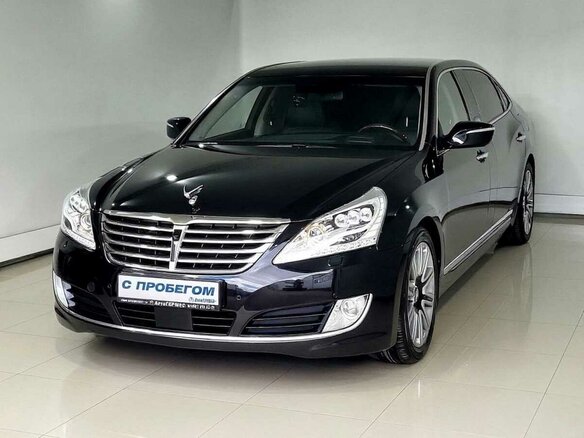 2014 Hyundai Equus II Рестайлинг, чёрный - вид 1