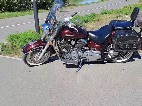 2006 Yamaha XVS650 Drag Star, красный, 530000 рублей - вид 3