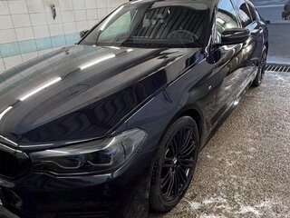 2018 BMW 5 серии 530d xDrive VII (G30/G31/G38), чёрный, 3500000 рублей, вид 2
