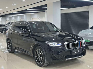 2024 BMW X3 25i xDrive III (G01) Рестайлинг, чёрный, 4127475 рублей, вид 3
