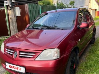2008 Renault Logan I, красный, 350000 рублей, вид 1