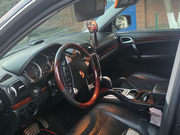2004 Porsche Cayenne S I (955), чёрный, 700000 рублей - вид 7