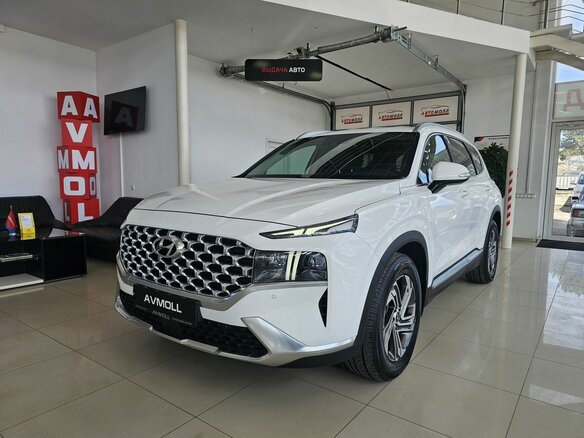 2021 Hyundai Santa Fe IV Рестайлинг, белый, 3699000 рублей - вид 1