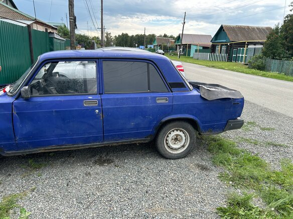 2001 Lada (ВАЗ) 2107, синий, 45000 рублей - вид 2