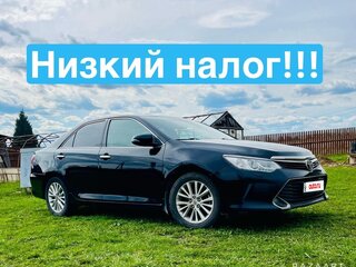 2014 Toyota Camry VII (XV50) Рестайлинг, чёрный, 1900000 рублей, вид 5