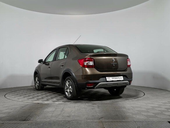 2021 Renault Logan Stepway II Рестайлинг, коричневый - вид 6