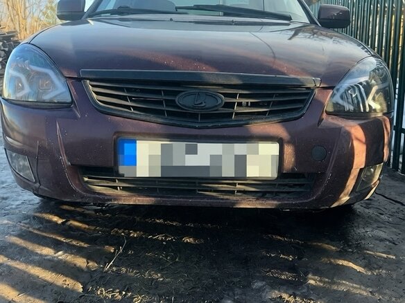 2008 Lada (ВАЗ) Priora I, пурпурный, 170000 рублей - вид 1