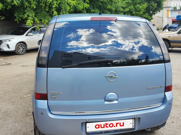 2008 Opel Meriva A Рестайлинг, голубой, 395000 рублей - вид 4
