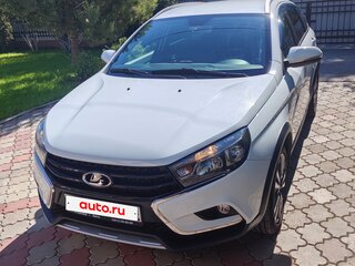 2019 Lada (ВАЗ) Vesta SW Cross I, белый, 1300000 рублей, вид 2