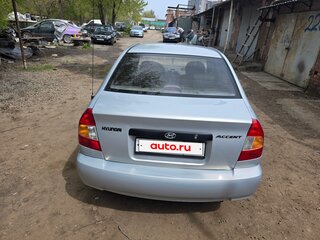 2008 Hyundai Accent ТагАЗ II, серебристый, 370000 рублей, вид 5
