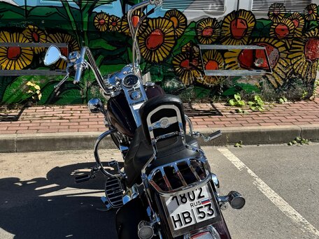 2006 Harley-Davidson Fat Boy, фиолетовый, 1150000 рублей, вид 3