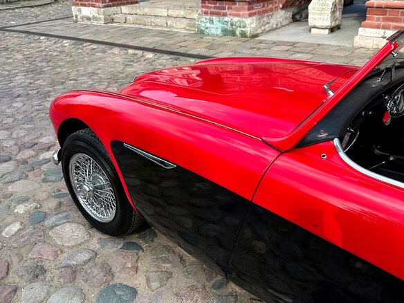 1960 Austin Healey 3000 5-speed I (BN7, BT7), красный, 6000000 рублей - вид 15